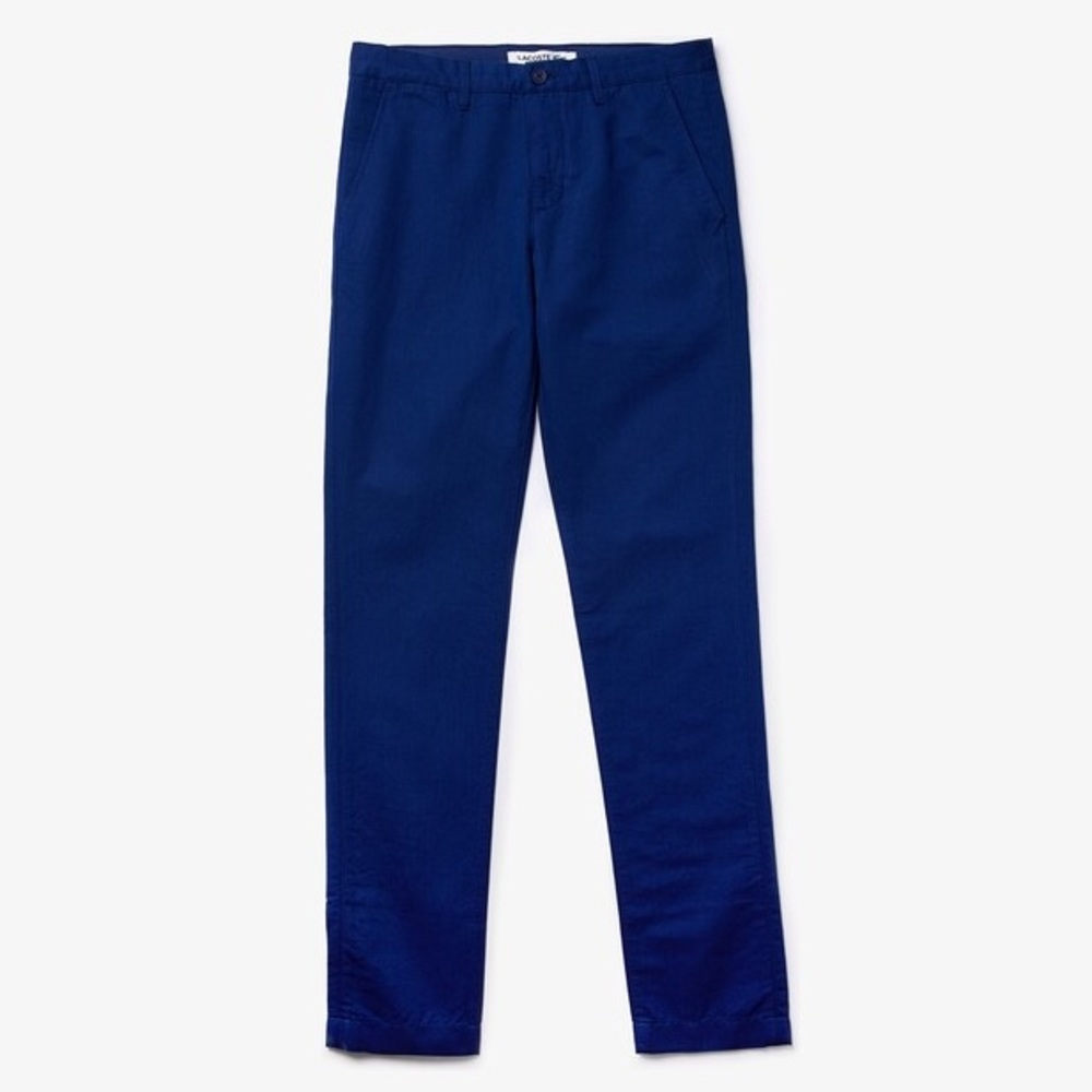 NWT Lacoste Men's Cotton-Linen Chino